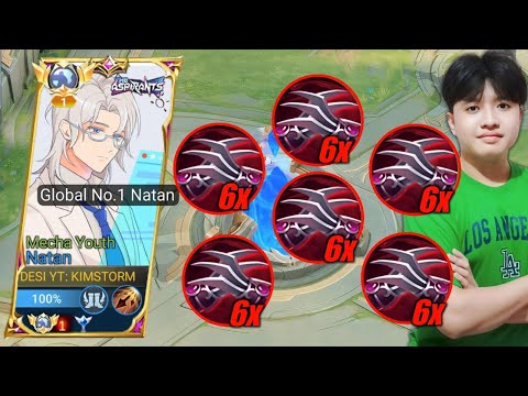 TOP 1 GLOBAL NATAN ABUSING BUFF HAAS CLAW IN RANK (Wolverine Lifesteal)🔥