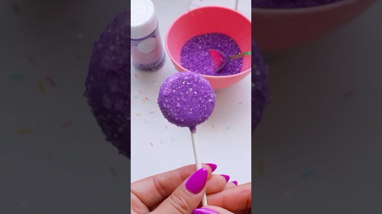 How to Make Sparkly Cake Pops with100% Edible Glitter Sprinkles by Bakery Bling | Easy Tutorial