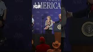 'I Don't Want Him To Be Biden': Trump Chases Toddler On Las Vegas Stage | IGR | India Global Review