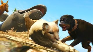 GTA 5 Mods - ANIMAL FIGHT CLUB MOD! (GTA 5 PC Mods)