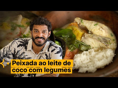 PEIXADA SIMPLES AO LEITE DE COCO! Não é MOQUECA, é um ENSOPADO, muito SABOROSO pra fazer em CASA!