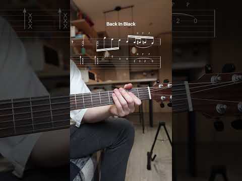 AC/DC - Back In Black - Acoustic Guitar (tab)