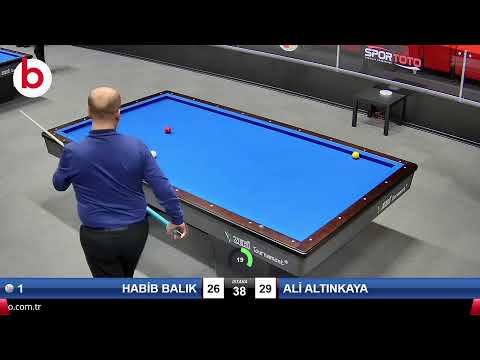 HABİB BALIK & ALİ ALTINKAYA Bilardo Maçı - 2022 ERKEKLER 1.ETAP-8.TUR