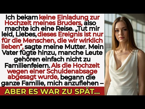 Meine Familie schloss mich bei der Hochzeit meines Bruders aus – ‚Dieser Tag ist nur für Familie…
