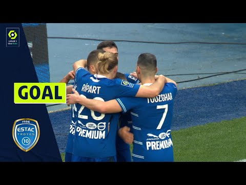 Goal Xavier CHAVALERIN (28' - ESTAC) ESTAC TROYES - FC GIRONDINS DE BORDEAUX (1-2) 21/22