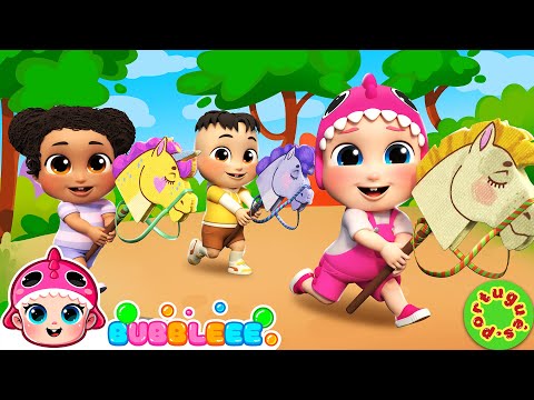 🦄 Pocotó Pocotó Upa Cavalinho + MAIS | Um Dia no Parquinho! 🌞 | Bubbleee Canções Infantis