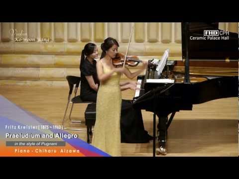 Praeludium and allegro (in the style of Pugnani) Fritz Kreisler - Vn. Yang Kowoon