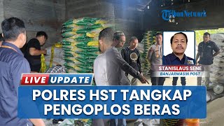 Beras Oplosan Dijual Pakai Kemasan Bekas Bulog di Hulu Sungai Tengah, 2 Orang Diringkus Polisi