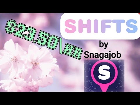 Shifts By SnagAJob~ $23.50/hr Side Hustle