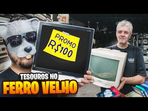 EU E TIOZÃO FOMOS GARIMPAR EM UM FERRO VELHO!