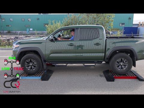 Toyota Tacoma 4x4 Roller / Slip test: No Rear Locker, no Crawl control!