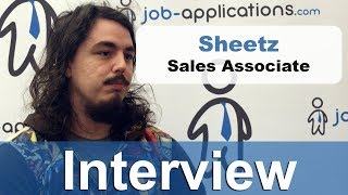 Sheetz Interview  - Sales Associate