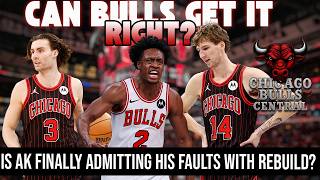 The Bulls Tank IS AK Finally Admitting His Faults | Giddey Compares Bulls To OKC Thunder