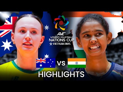 Australia 🇦🇺vs India 🇮🇳 | Highlights | AVC Women's Nations Cup 2025