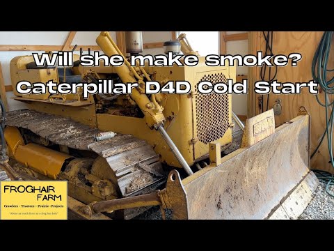 1966 Caterpillar D4d Cold Start After 9 Months