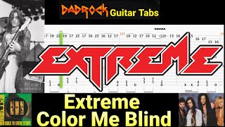 Color Me Blind - Extreme - Lead Guitar TABS Lesson