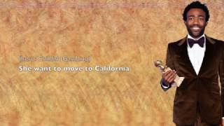 Childish Gambino - California - Lyrics