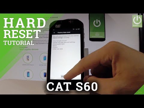 CAT S60 FACTORY RESET / Wipe Data / Reset Android