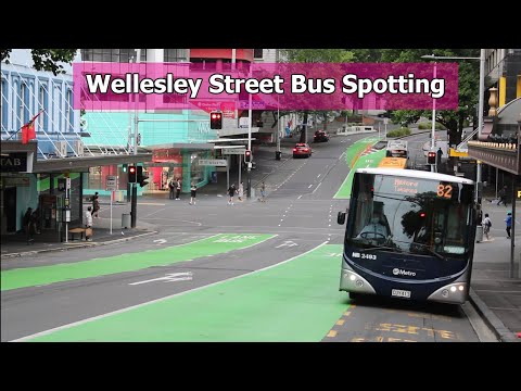 Auckland Bus Spotting ⁅ Wellesley Street ⁆