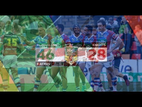2017 Raiders vs Knights - Round 25