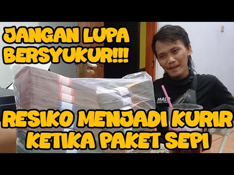 RESIKO MENJADI KURIR KETIKA PAKET SEPI #kurirninja #resikokurir #ronjotbeeroe