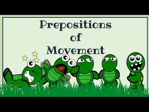Prepositions of movement: English Language