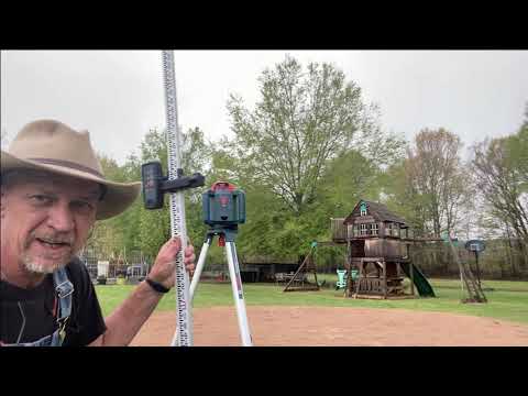 How to use Self Leveling Rotary Laser / Bosch GRL800-20HV Self Leveling Laser Demonstration