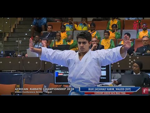 Junior Kata Male Final || SUPARIMPEI (ALGERIA) vs UNSU (EGYPT) || African Karate Championships 2018