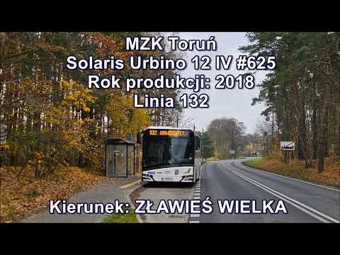 MZK Toruń - Linia 132, Solaris Urbino 12 IV #625