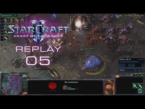 StarCraft 2 HotS - Replay #05 - 2vs2 Zerg - ZZ vs TP - Karte Trostlose Festung [HD]