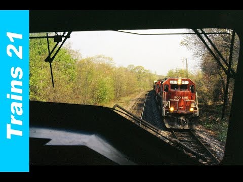 [GL][T-102] Spectacular Views From The Locomotive Cab.. Santa Fe, Canadian National, Shortline