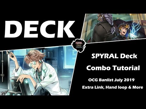 【YGOPRO】SPYRAL Deck Combo Tutorial | Post OCG July Banlist 2019【遊戲王ADS】