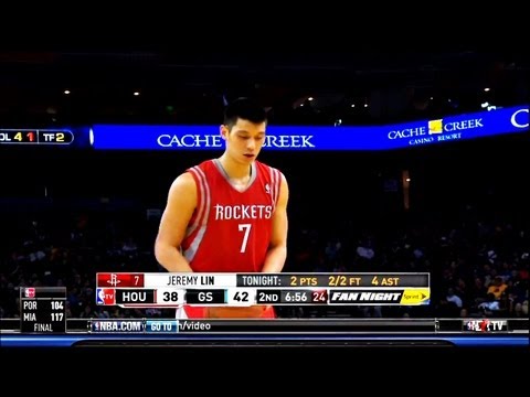 Jeremy Lin 林書豪 2013 02 12火箭vs勇士 Houston Rockets vs Golden State Warriors