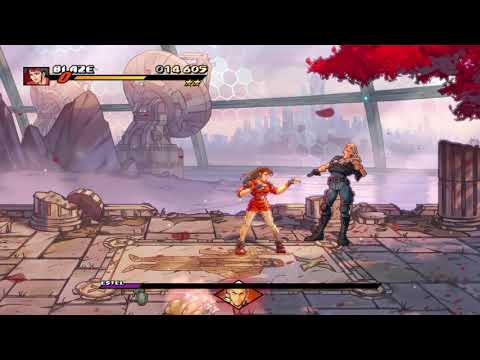 Streets of Rage 4 Boss Rush Blaze SoR1