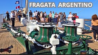 PORTO DO RECIFE PE UM NAVIO FRAGATA LIBER TAD ARGENTINO MUITO BONITO