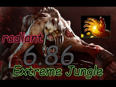 Dota 2 6.86 Jungle Radiant - Lifestealer Midas! 5:50