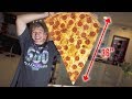 SteveWillDoIt Eating The World's Largest Slice of Pizza!