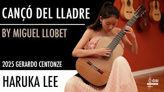 Miguel Llobet's "Cançó Del Lladre" performed by Haruka Lee on a 2025 Gerardo Centonze guitar