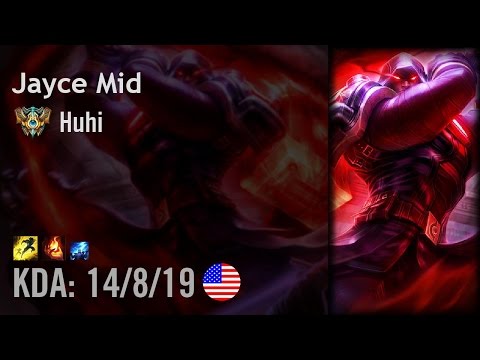 Jayce Mid vs Cassiopeia - Huhi - NA Challenger Patch 6.15