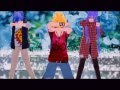 【MMD】Лен,Кайто,Гакупо-Time Of Dying 
