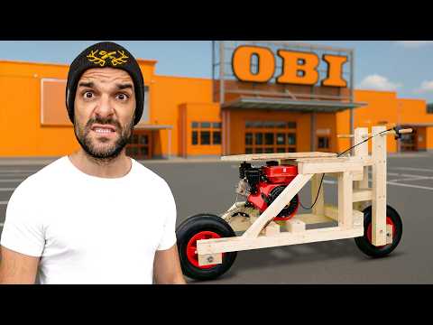 DIESEL BIKE built entirely from hardware store parts (actually runs)