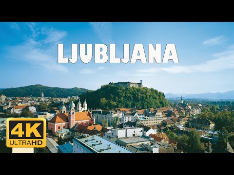 Liubliana, Eslovênia 🇸🇮 | Imagens de drone em 4K