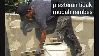 cara plester dinding bata ringan agar tidak rembes