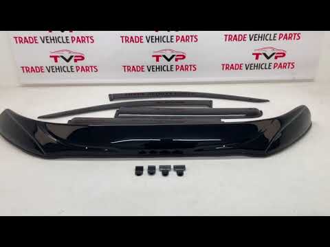 For Ford Ranger T6 Double Cab 2015-2022 Bonnet Guard & Window Wind Deflectors Set video