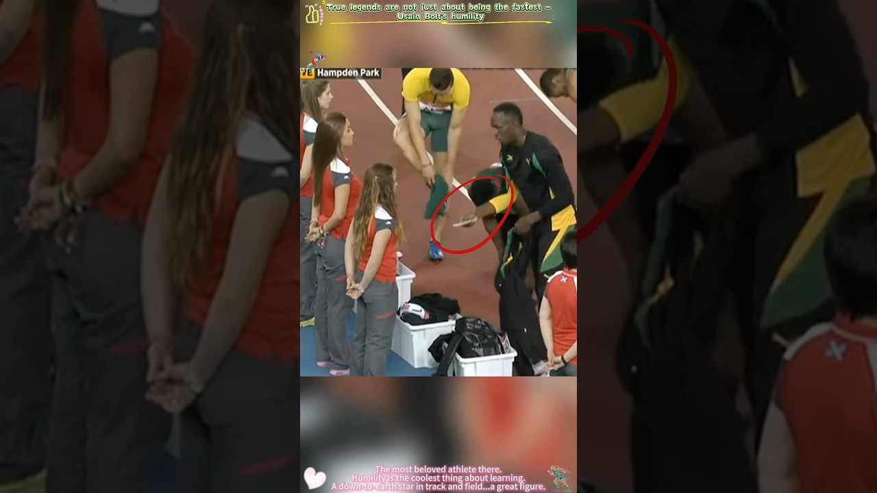 Fastest Feets, Humblest heart #usainbolt #respect #shorts