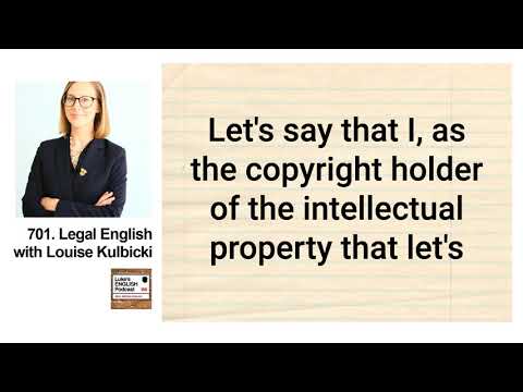 701. Legal English with Louise Kulbicki [Text Video]