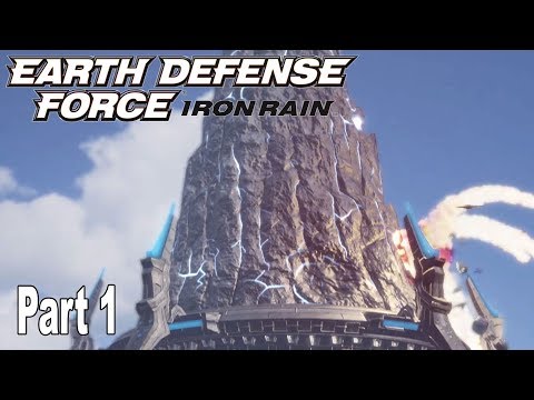Earth Defense Force: Iron Rain - Story Walkthrough Part 1 No Commentary [HD 1080P]