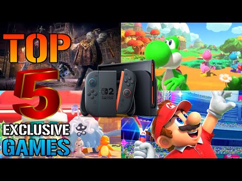 Nintendo Switch 2:  TOP 5 EXCLUSIVE Games Releasing In 2026