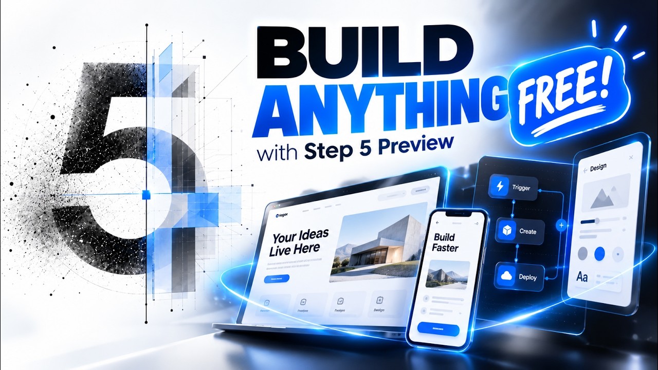 Build Anything with Step 5 Preview for Free! 🤯