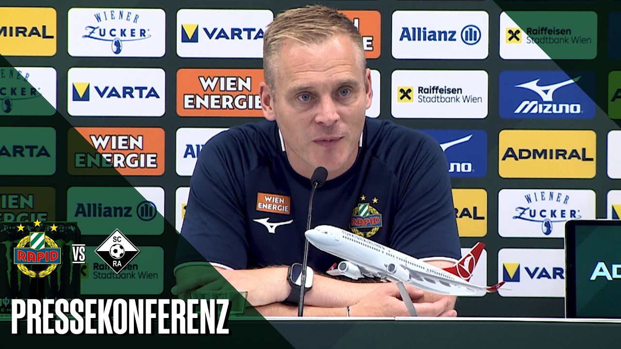 Pressekonferenz nach dem Spiel gegen den SCR Altach